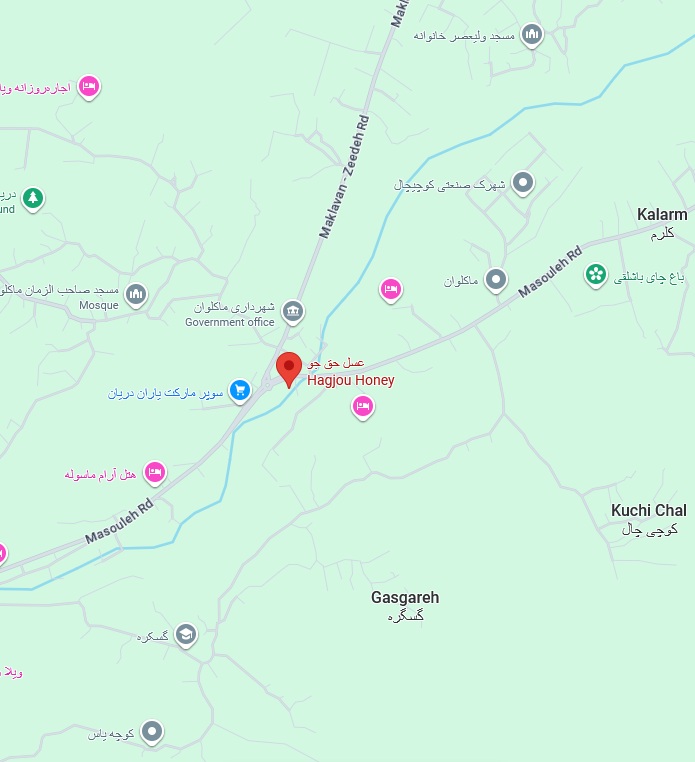 موقعیت عسل حق جو